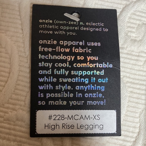 NWT Onzie High Waisted Cameo Legging Size XS - Picture 5 of 12